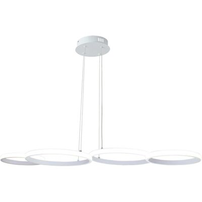 - Sospensione LED Atena 4300 lm 3000K 100x64 cm - Sospensione LED Atena 4300 lm 3000K 100x64 cm