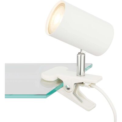 Lampada da Tavolo Nordica Bianca Briloner - Spot con Morsetto Lampada da Tavolo Nordica Bianca Briloner - Spot con Morsetto