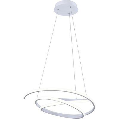 Kiley - Kiley LED - Bianco - Alluminio silicone - Lampadario a sospensione Kiley - Kiley LED - Bianco - Alluminio silicone - Lampadario a sospensione
