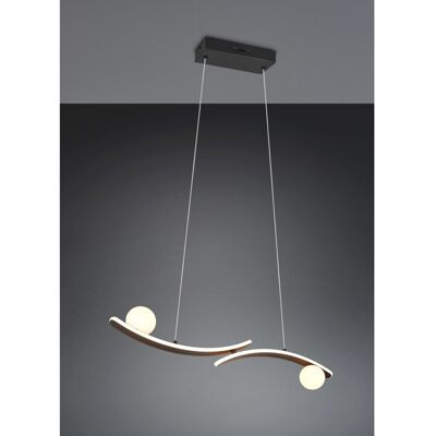 Trio Lampadario a sospensione LED Napoli 3200lm 2300-4000K L82cm nero opaco Trio Lampadario a sospensione LED Napoli 3200lm 2300-4000K L82cm nero opaco