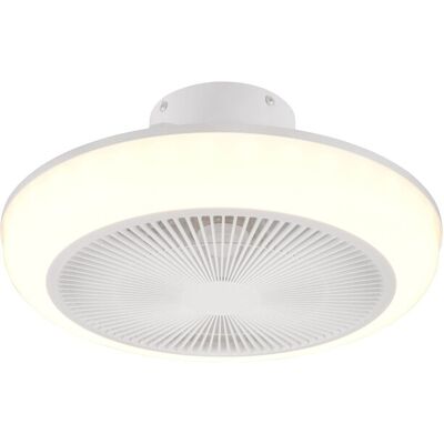 Ventilatore a soffitto GD Trio Mjolby con luce - 45cm Moderno Bianco Ventilatore a soffitto GD Trio Mjolby con luce - 45cm Moderno Bianco