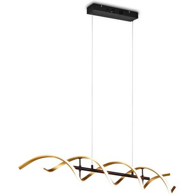 Luce a Soffitto Oro Sequence di Trio Lighting - LED Dimmerabile - 5600lm Luce a Soffitto Oro Sequence di Trio Lighting - LED Dimmerabile - 5600lm