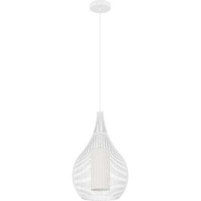 Eglo Lampada a sospensione Razoni 1 luce 40 W Bianco Eglo Lampada a sospensione Razoni 1 luce 40 W Bianco