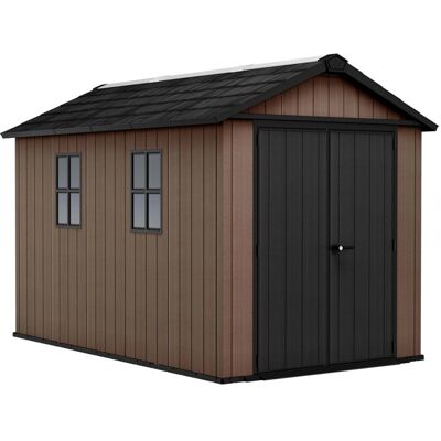 - Casetta da giardino Keter in resina Newton sp. 20 mm marrone 6,8 m² - Casetta da giardino Keter in resina Newton sp. 20 mm marrone 6,8 m²