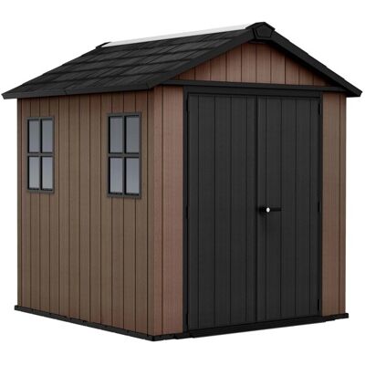 - Casetta da giardino Keter in resina Newton sp. 20 mm marrone 4 m² - Casetta da giardino Keter in resina Newton sp. 20 mm marrone 4 m²