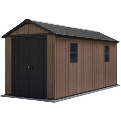 - Casetta da giardino Keter in resina Newton sp. 20 mm marrone 9 m² - Casetta da giardino Keter in resina Newton sp. 20 mm marrone 9 m²