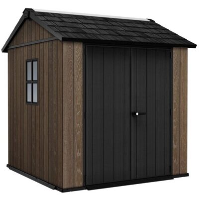 Keter Casetta da giardino in plastica Apex sp 20 mm marr.scuro 7,4 m² Keter Casetta da giardino in plastica Apex sp 20 mm marr.scuro 7,4 m²