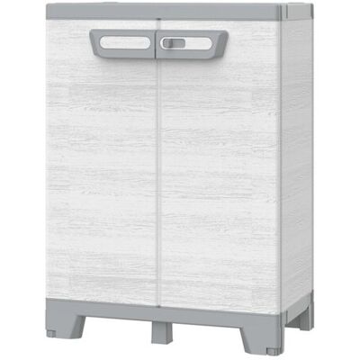 Terry Armadio da esterno basso Sequoia in plastica 68x39x93,5 cm Terry Armadio da esterno basso Sequoia in plastica 68x39x93,5 cm