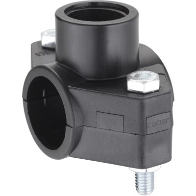 Claber presa a staffa irrigatore per tubo da Ø 32 mm 2 pz Claber presa a staffa irrigatore per tubo da Ø 32 mm 2 pz