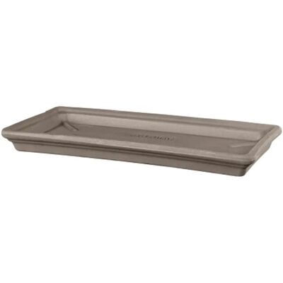 Deroma Sottovaso rettangolare standard 42 cm tortora Deroma Sottovaso rettangolare standard 42 cm tortora