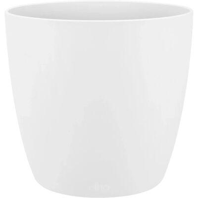 - Vaso per piante rotondo Elho Brussels Mini Ø 12,5 bianco - Vaso per piante rotondo Elho Brussels Mini Ø 12,5 bianco