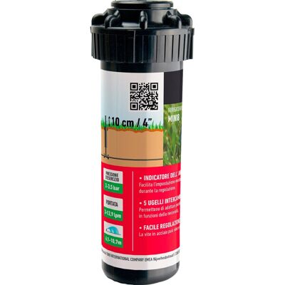 Toro irrigatore Mini8 attacco 13 mm (1/2") F Toro irrigatore Mini8 attacco 13 mm (1/2") F