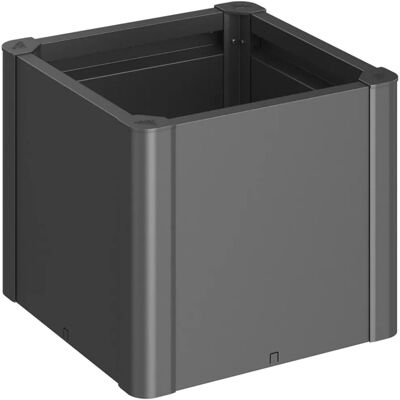Biohort Fioriera esterno Belvedere Mini grigio scuro metallizzato 45x53x53 cm Biohort Fioriera esterno Belvedere Mini grigio scuro metallizzato 45x53x53 cm
