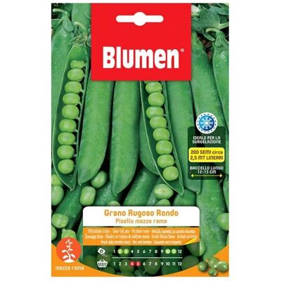 Blumen Semi Piselli Mezza Rama Grano Rugoso Rondo Blumen Semi Piselli Mezza Rama Grano Rugoso Rondo