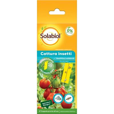 Solabiol Trappola adesiva con tecnologia a feromoni per orto Solabiol Trappola adesiva con tecnologia a feromoni per orto