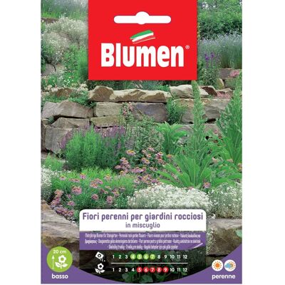 BLUMEN Semi di fiori perenni per giardini rocciosi - Semi di fiori BLUMEN Semi di fiori perenni per giardini rocciosi - Semi di fiori