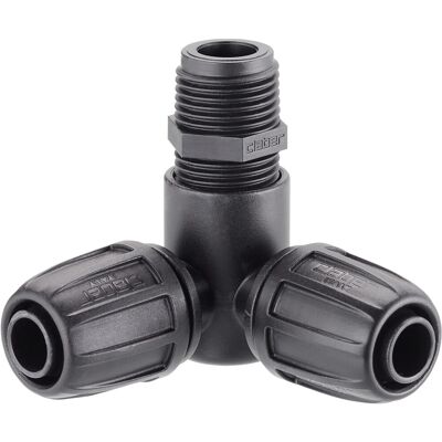 Claber raccordo ad angolo Ø 1/2" (13-16 mm) - filetto 1/2" Block System Claber raccordo ad angolo Ø 1/2" (13-16 mm) - filetto 1/2" Block System