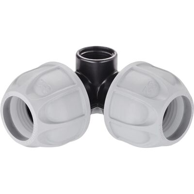 Claber raccordo a gomito Ø 32 mm filetto 20 mm (3/4")F Claber raccordo a gomito Ø 32 mm filetto 20 mm (3/4")F