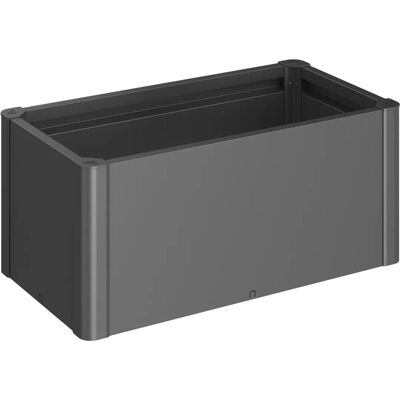 Biohort Fioriera esterno Belvedere Mini grigio scuro metallizzato 45x102x53 cm Biohort Fioriera esterno Belvedere Mini grigio scuro metallizzato 45x102x53 cm