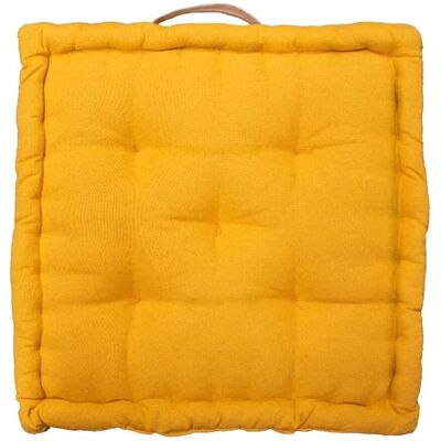 - Cuscino da pavimento giallo 45x45x10 cm - Cuscino da pavimento giallo 45x45x10 cm