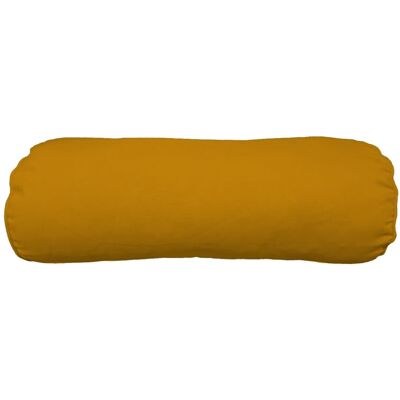 - Cuscino bombato arredo cilindro 50x20 cm ocra - Cuscino bombato arredo cilindro 50x20 cm ocra