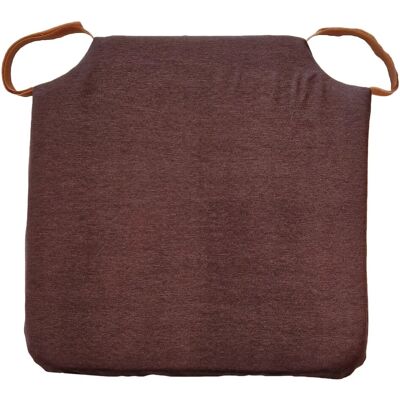 - Coprisedia sfoderabile con velcro 40x39 cm marrone - Coprisedia sfoderabile con velcro 40x39 cm marrone