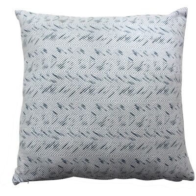 - Fodera per cuscino fantasia spiga blu 50x50 cm - Fodera per cuscino fantasia spiga blu 50x50 cm