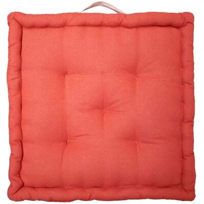 - Cuscino da pavimento rosso 45x45x10 cm - Cuscino da pavimento rosso 45x45x10 cm