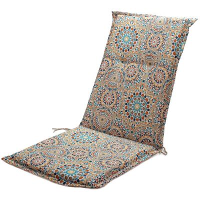 - Cuscino per sdraio schienale alto Volant multicolore 48x112x5 cm - Cuscino per sdraio schienale alto Volant multicolore 48x112x5 cm
