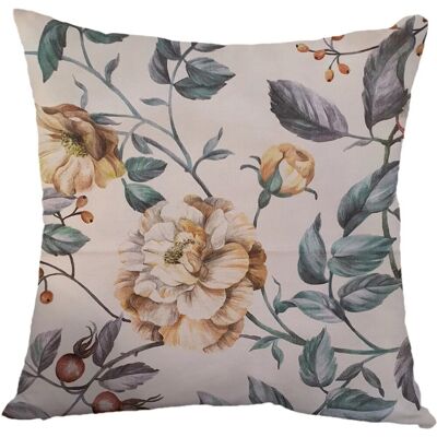 Generic - Peonia-beige-50x50 - Beige - Copricuscino Generic - Peonia-beige-50x50 - Beige - Copricuscino