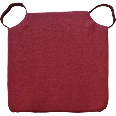 - Coprisedia sfoderabile con velcro 40x39 cm bordeaux - Coprisedia sfoderabile con velcro 40x39 cm bordeaux