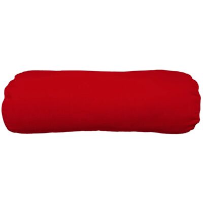 - Cuscino bombato arredo cilindro 50x20 cm rosso - Cuscino bombato arredo cilindro 50x20 cm rosso