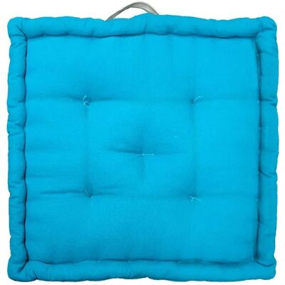 - Cuscino da pavimento blu 45x45x10 cm - Cuscino da pavimento blu 45x45x10 cm