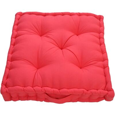 - Cuscino da pavimento Futon colore rosso 60x60 cm - Cuscino da pavimento Futon colore rosso 60x60 cm