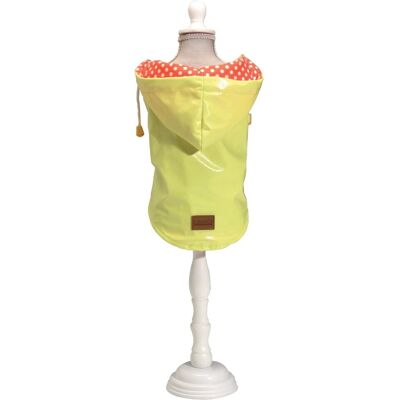 Impermeabile per cani Croci - Giallo, con elastici e protezione dalla pioggia Impermeabile per cani Croci - Giallo, con elastici e protezione dalla pioggia