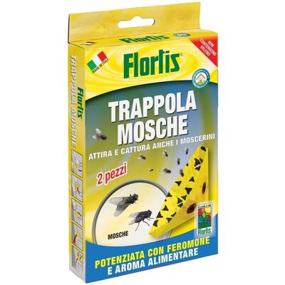 Flortis trappola mosche triangolare 2 pz Flortis trappola mosche triangolare 2 pz