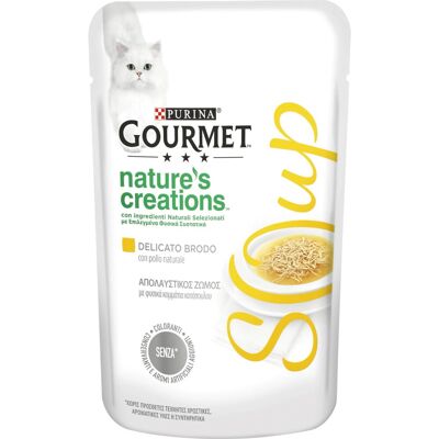Purina Gourmet Crystal Zuppa - Pollo Naturale - Cibo per Gatti Purina Gourmet Crystal Zuppa - Pollo Naturale - Cibo per Gatti