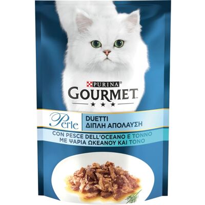 Gourmet Duetti con Pesce dell`Oceano e Tonno Purina Perle Gourmet Duetti con Pesce dell`Oceano e Tonno Purina Perle