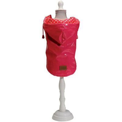 Croci - Impermeabile raindrop cherry con cappuccio e foro per guinzaglio Croci - Impermeabile raindrop cherry con cappuccio e foro per guinzaglio