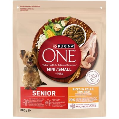 Cibo per Cani Mini Senior Purina One - Pollo e Riso Cibo per Cani Mini Senior Purina One - Pollo e Riso