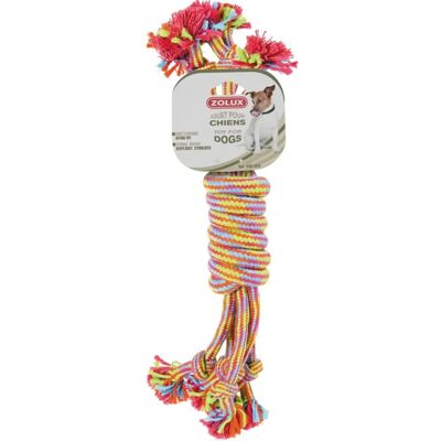 Zolux Giocattolo corda colorato 35cm - Giocattolo per cani Zolux Giocattolo corda colorato 35cm - Giocattolo per cani