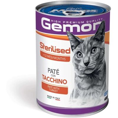 Gemon Pate' Sterilized Tacchino Cibo per Gatti Gemon Pate' Sterilized Tacchino Cibo per Gatti