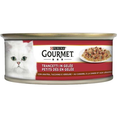 Purina Gourmet - Trancetti di Tacchino, Anatra & Verdure - Cibo Umido per Gatti Purina Gourmet - Trancetti di Tacchino, Anatra & Verdure - Cibo Umido per Gatti