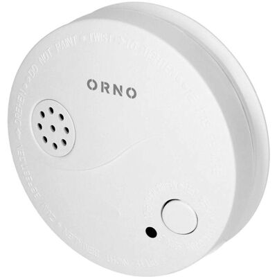 Orno Rilevatore di Fumo a batteria Certificato EN 14604 85 dB Orno Rilevatore di Fumo a batteria Certificato EN 14604 85 dB