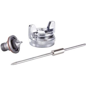 Abac Ugello per pistola pneumatica per verniciatura Ø 1,8 mm 3 pz Abac Ugello per pistola pneumatica per verniciatura Ø 1,8 mm 3 pz