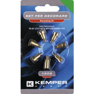 Kemper set accessori per decorare con pirografo 6 pz Kemper set accessori per decorare con pirografo 6 pz