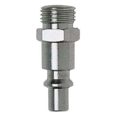 Abac Attacco rapido aria compressa filettato 12 mm x 1/2" maschio Abac Attacco rapido aria compressa filettato 12 mm x 1/2" maschio