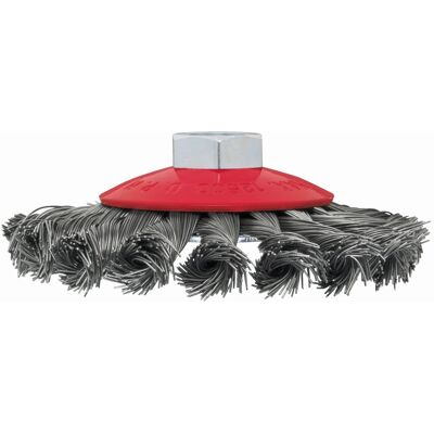 Lux-Tools - Spazzola a disco intrecciata - Ø100 mm - M14 - spazzola disco intrecciata Lux-Tools - Spazzola a disco intrecciata - Ø100 mm - M14 - spazzola disco intrecciata