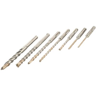 Lux-Tools set punte SDS-Plus 4 mm - 12 mm 7 pz Lux-Tools set punte SDS-Plus 4 mm - 12 mm 7 pz