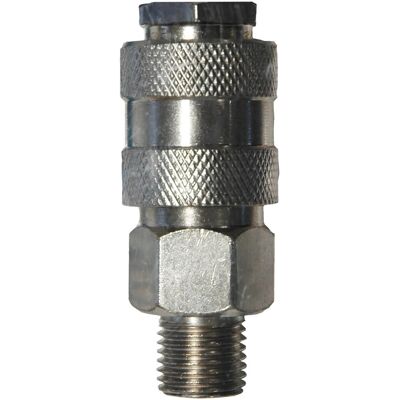 Abac Rubinetto aria compressa universale pneumatico 10 mm x 3/8" maschio Abac Rubinetto aria compressa universale pneumatico 10 mm x 3/8" maschio